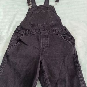 Fashion Dusty Black Moto Women Overall